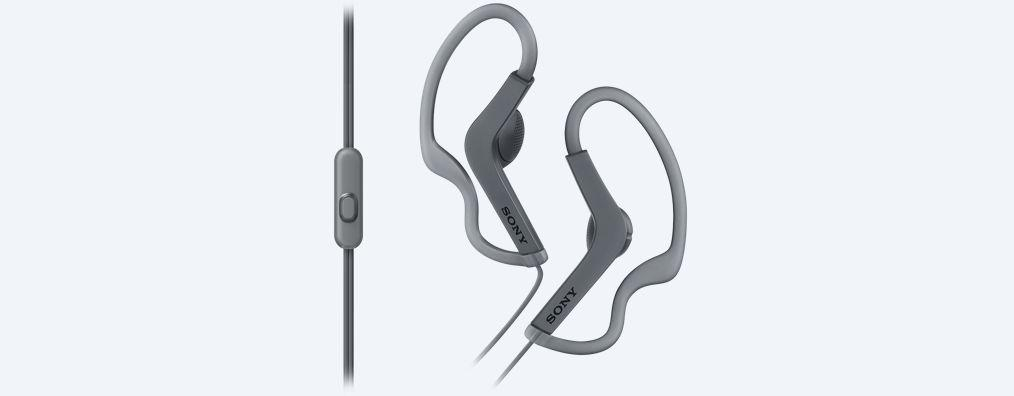Sony SŁUCHAWKI SPORTOWE SONY MDR-AS210 Czarne #