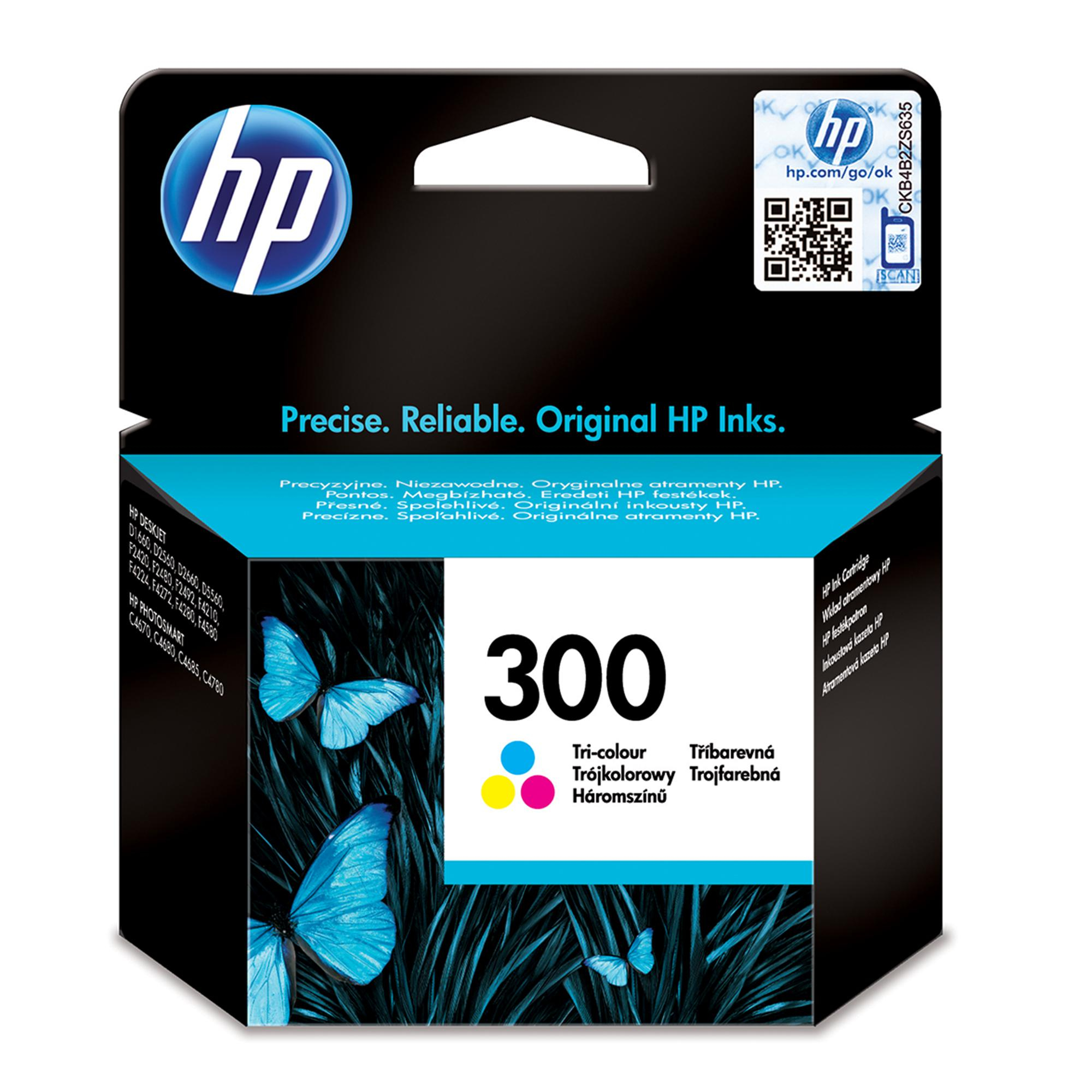 HP Tusz HP 300CMY 165str. (CC643EE) kolor