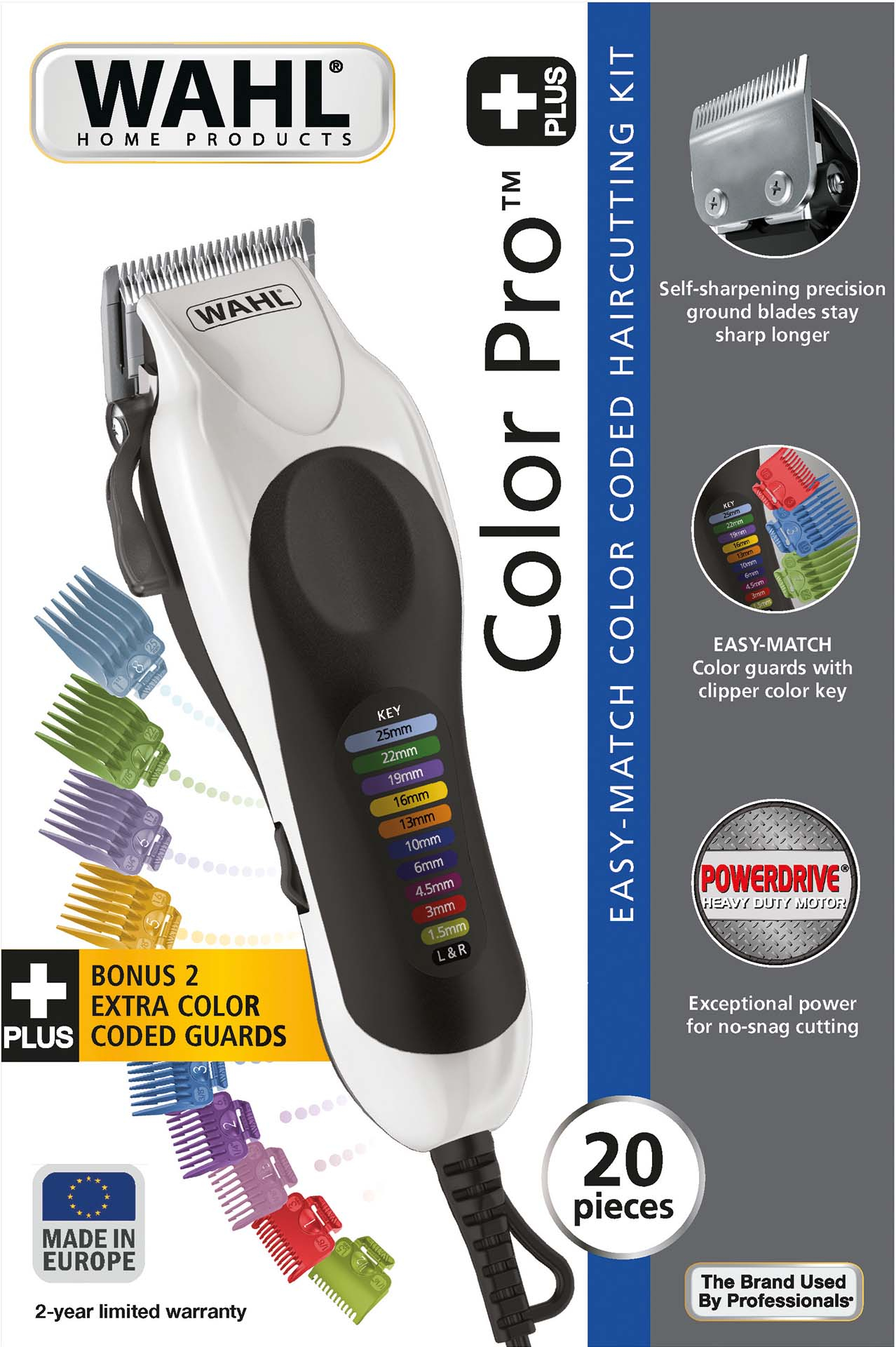 Wahl Maszynka Color Pro Plus – wtyczka EU