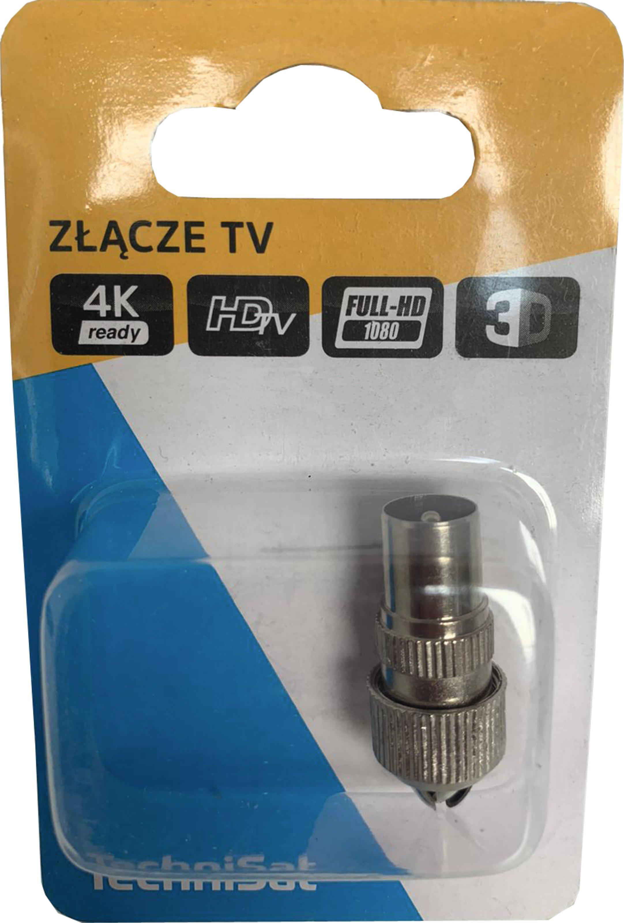TechniSat ZŁĄCZE TV MĘSKIE METALOWE