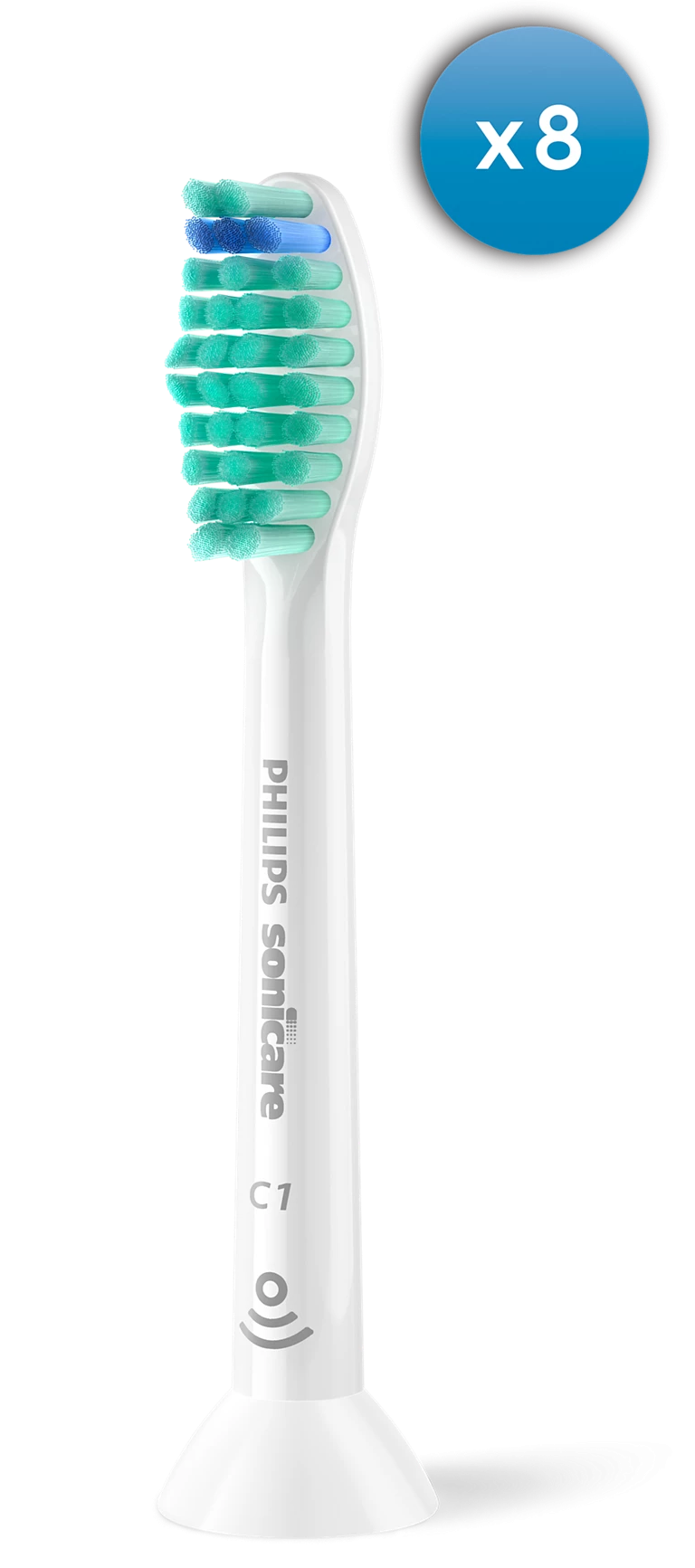 Philips Sonicare KOŃCÓWKI DO SZCZOTECZKI SONICARE HX6018/87 8szt.