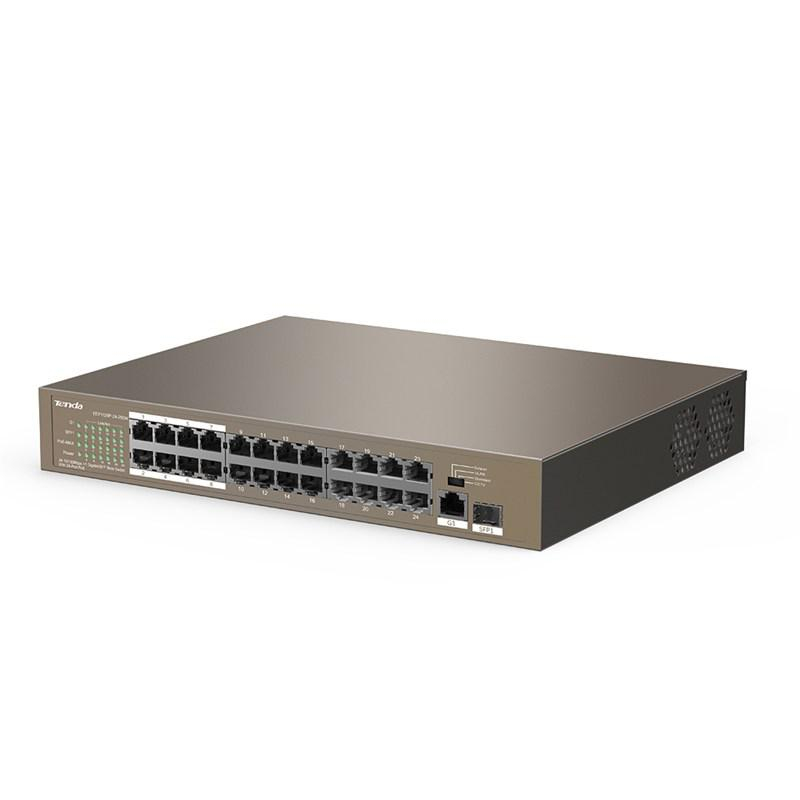 Tenda TEF1126P-24-250W 24-portowy 10/100Mbps +1 GE/SFP Slots
