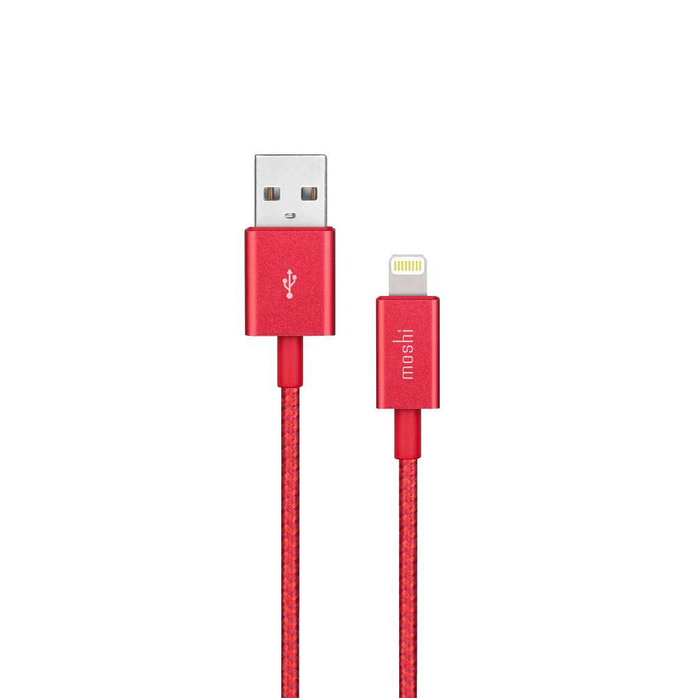 Moshi Kabel USB-Lightning MFI MOSHI 1.2m czerwony