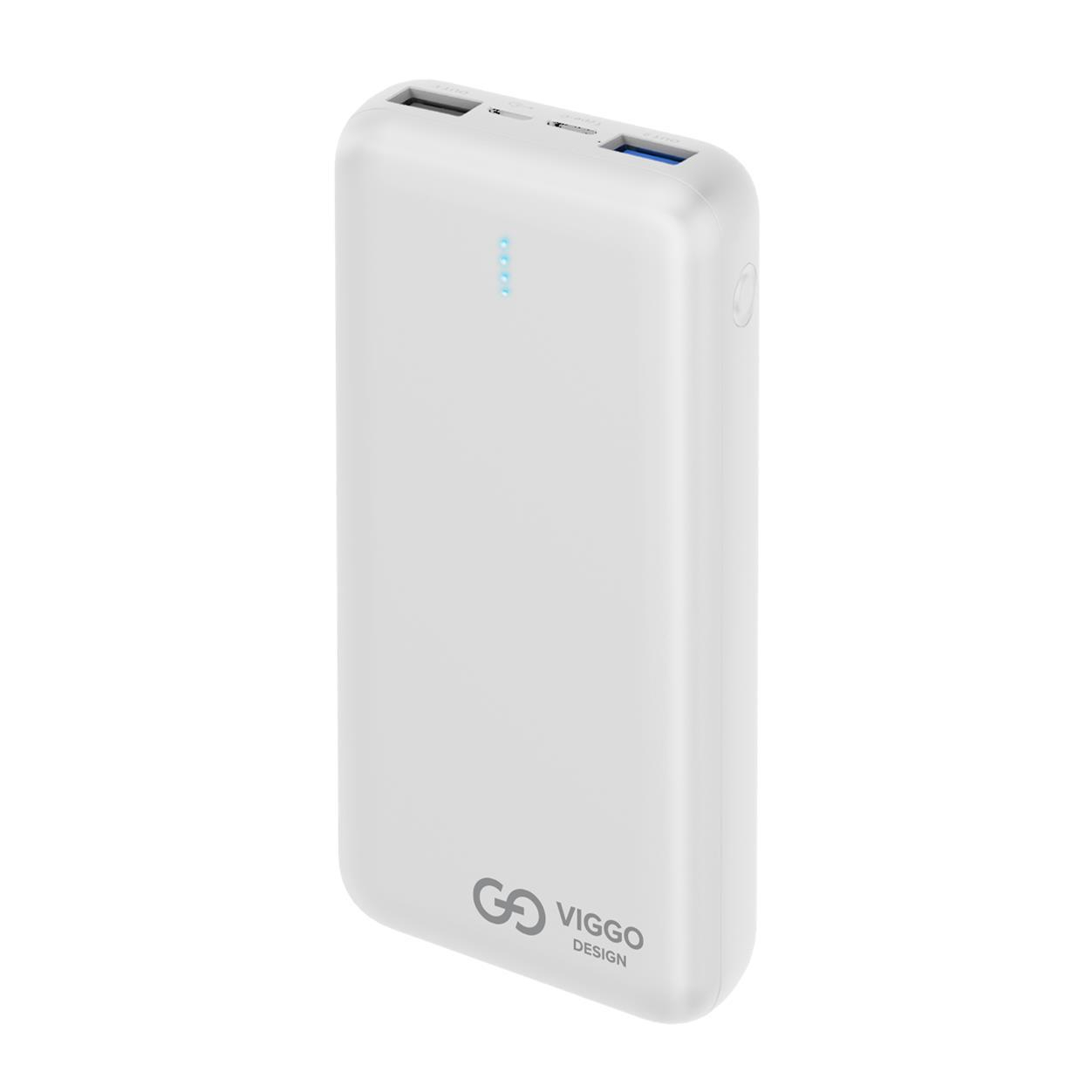 VIGGO DESIGN POWERBANK VIGGO 20.000 mAh USB-C Biały