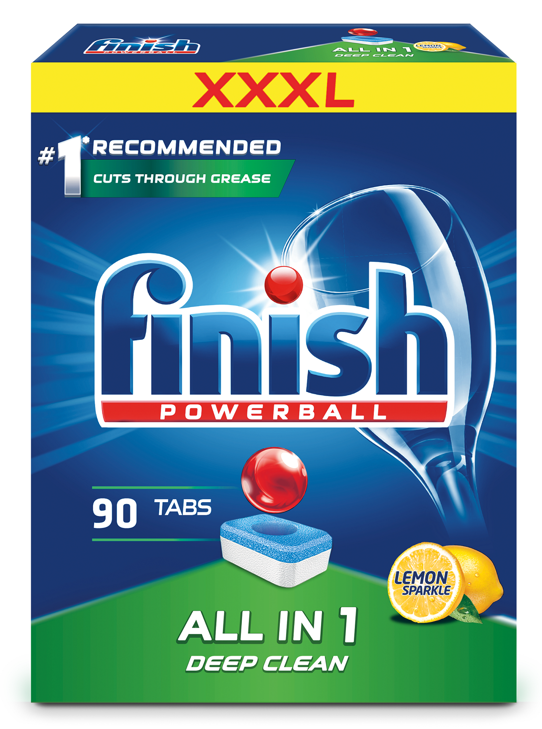 Finish FINISH Tabletki All-in-1 90 cytrynowe