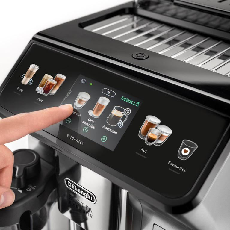 DeLonghi ECAM450.65.S - sterowanie smartfonem