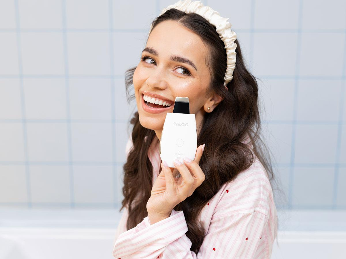 InnoGIO GIOperfect Ultrasonic Skin Scrubber GIO-730 -Peeling kawitacyjny