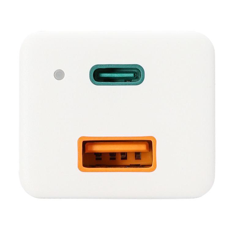 Hama Ładowarka sieciowa HAMA 1xUSB 1xUSB-C GaN PD 65W QC3.0 biała