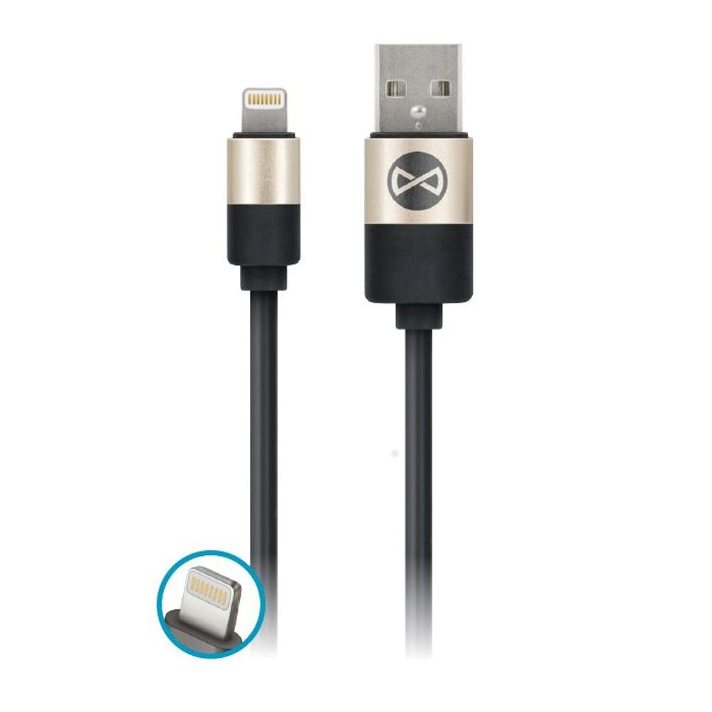 Forever USB-Lightning 1M modern czarny