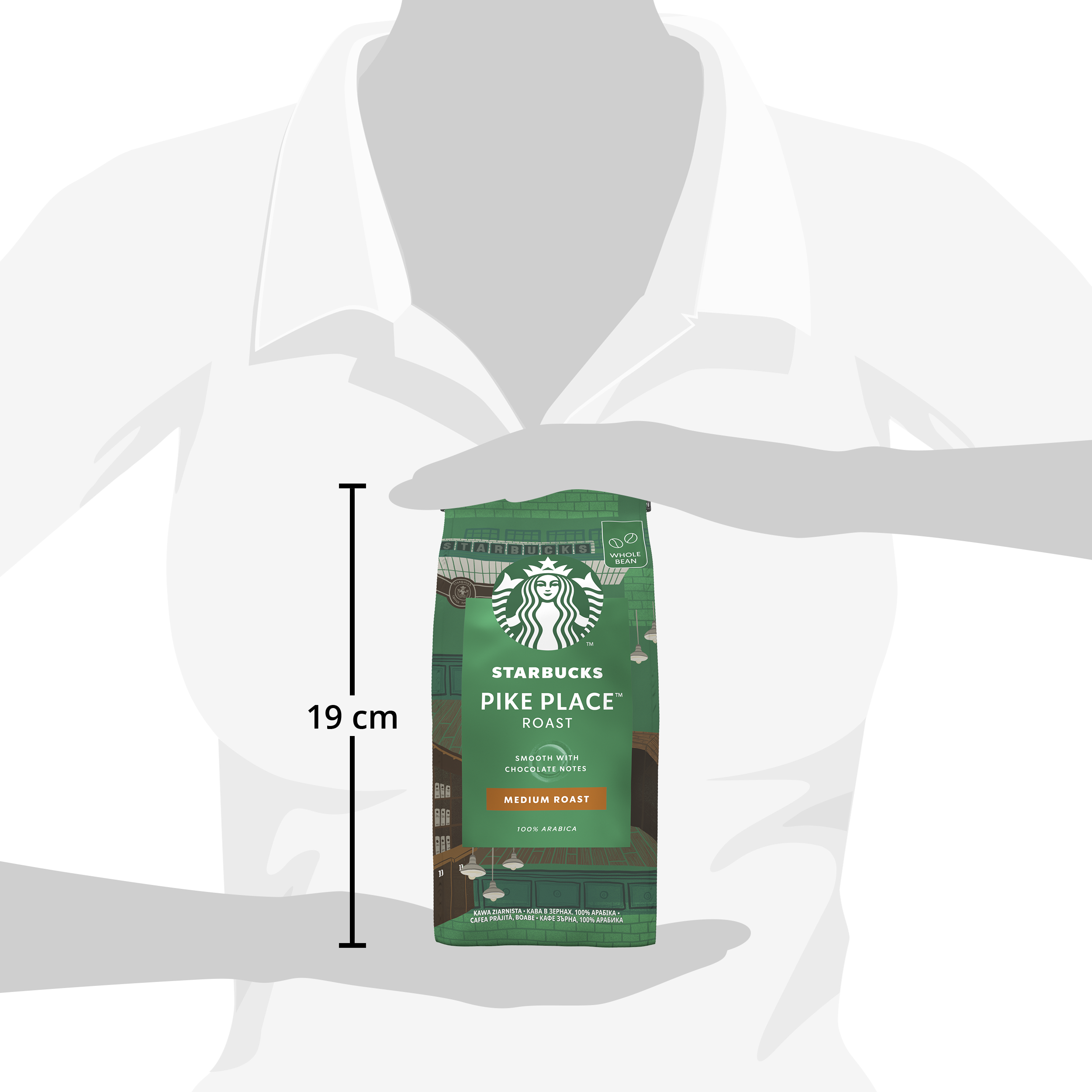 Kawa ziarnista STARBUCKS Medium Pike Place