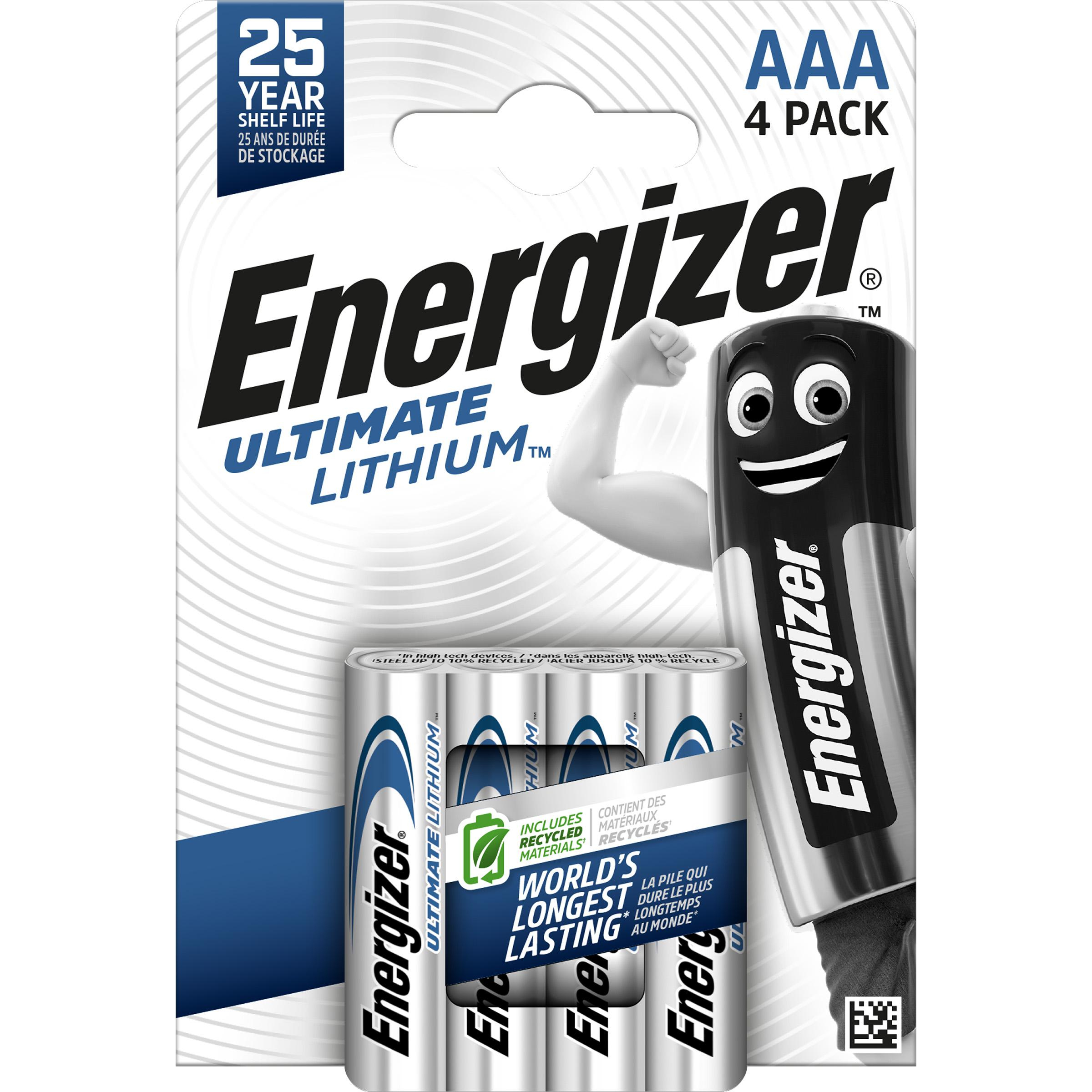 Brak BATERIA ENERGIZER LITHIUM AAA L92 /4 szt.