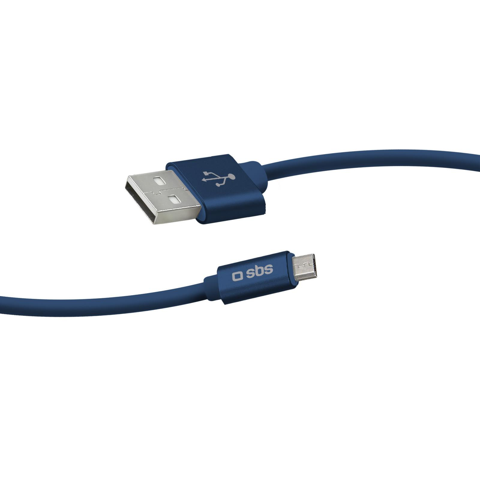 SBS Kabel USB-microUSB POLO SBS 1M niebieski #