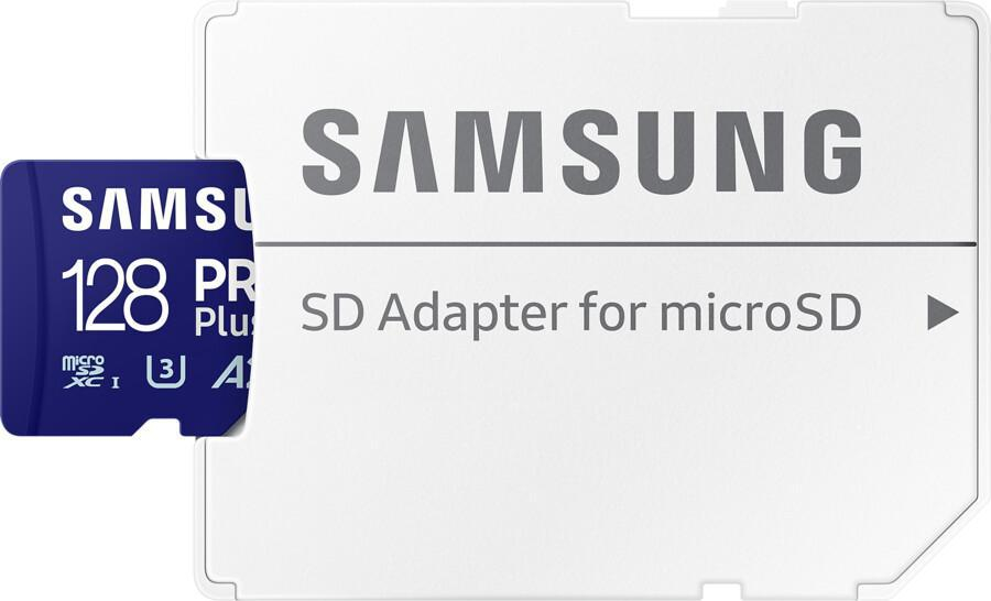 Samsung PRO Plus microSD 128GB z adapterem 180MB/s