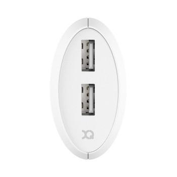 Xqisit Ladowarka Sieciowa XQISIT 2xUSB 3.4A biala