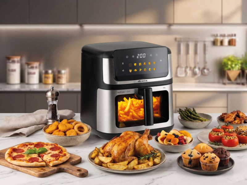 Ariete Air Fryer Glass Digital 464210 10L