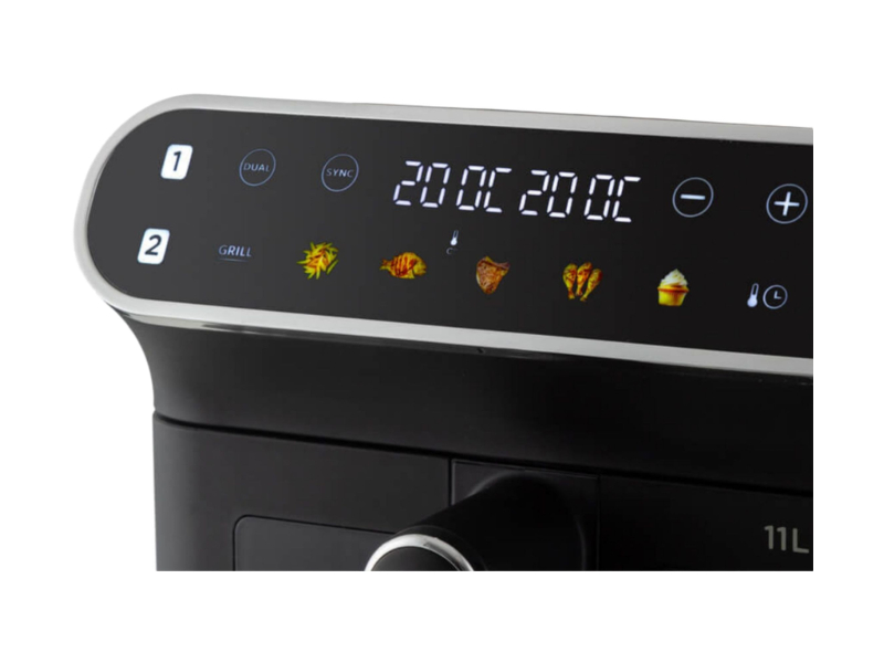 Ariete Air Fryer Vertical Duo Window & Grill 464000 2x5,5L
