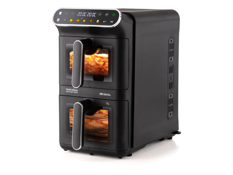 Ariete Air Fryer Vertical Duo Window & Grill 464000 2x5,5L