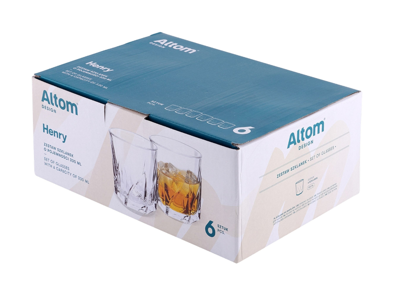 Altom Henry szklanki 330 ml 6 szt.