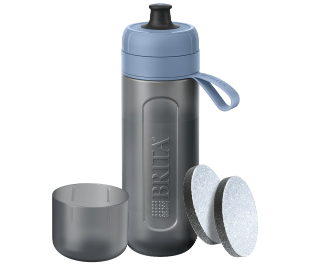 Filterm Brita BUTELKA Z FILTERM ACTIVE Pastelowy błękit - Saturator do wody i ...