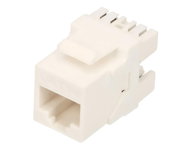 ExtraLink Moduł keystone port RJ45 UTP 5e (biała) - Akcesorium do szafy ...