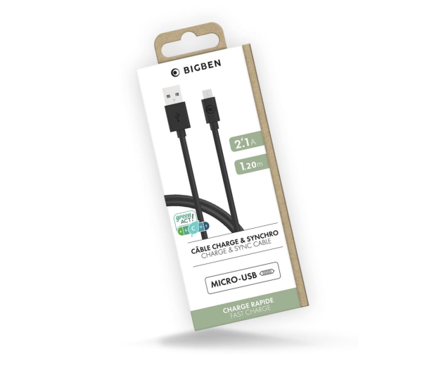 BIGBEN USB-microUSB 1,2m czarny - Kabel - najlepsze ceny, tysiące ...