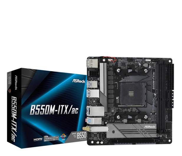 ASROCK Płyta główna Asrock B550M-ITX/AC - 613674 - zdjęcie 2