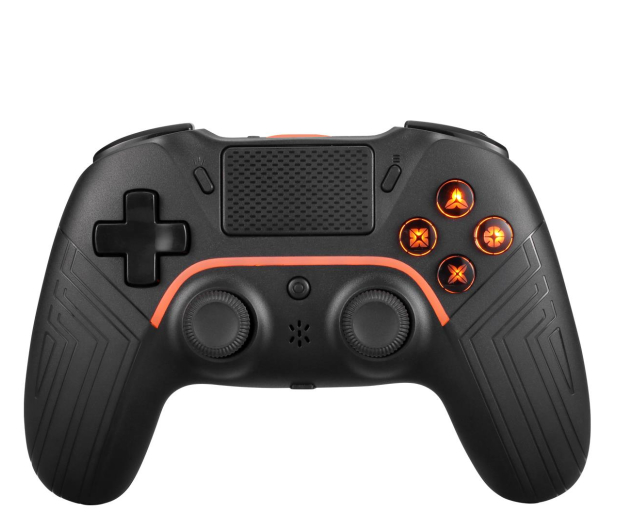 DELTACO Pad bezprzewodowy PS4 GAM-139 czarny - 1092854 - zdjęcie 2