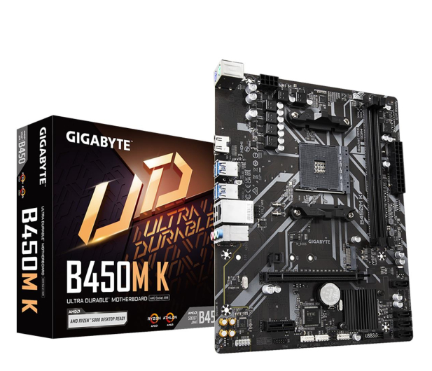 GIGABYTE Płyta główna Gigabyte B450M K - 1102505 - zdjęcie 2