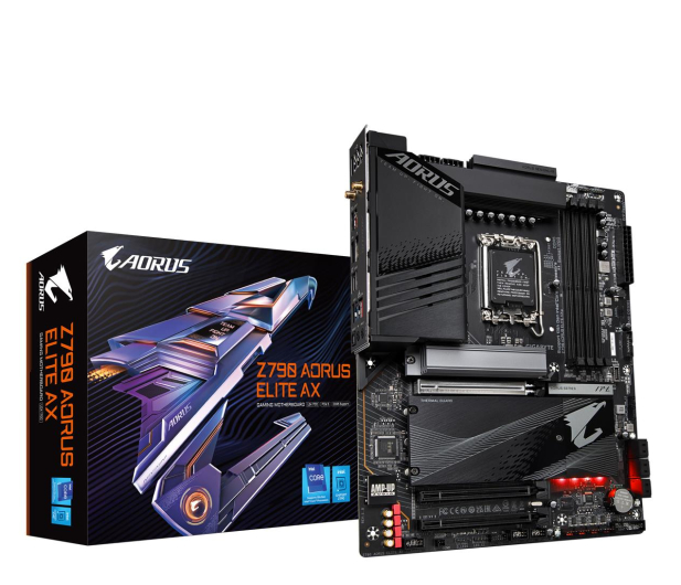 GIGABYTE Płyta główna Z790 AORUS ELITE AX S1700 4DDR5 USB/DP ATX - 1070705 - zdjęcie 2