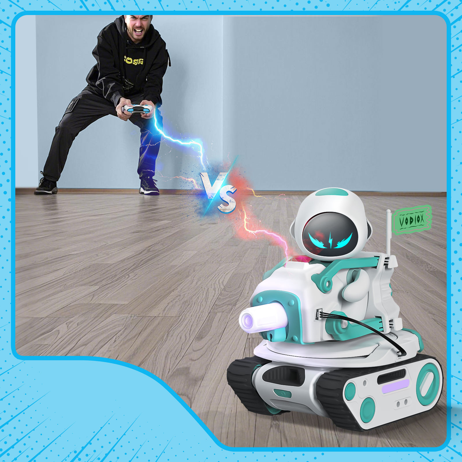Energize Lab Panxer Blue pojazd RC dla Eilik