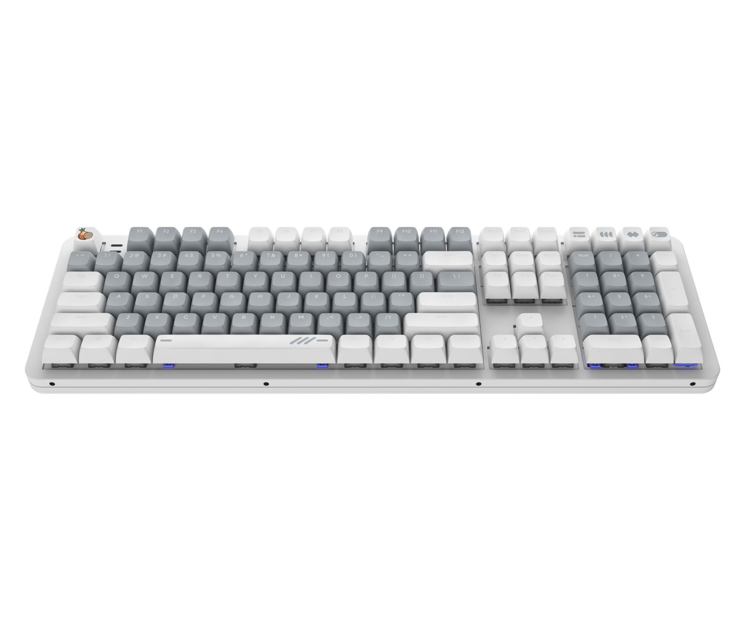 Klawiatura Dark Project ALU104A Onionite V2 Wireless White
