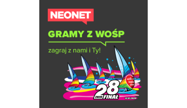 Neonet gra z Wielką Orkiestrą Świątecznej Pomocy