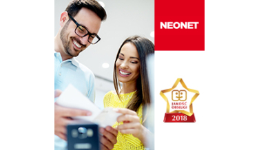Neonet laureatem Gwiazdy Jakości Obsługi