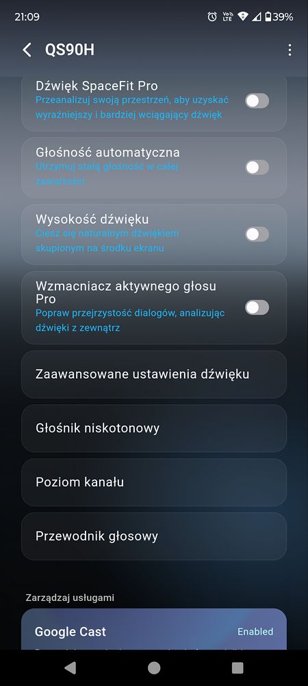 Samsung HW-QS90H FOTO 03g – aplikacja Samsung Sound