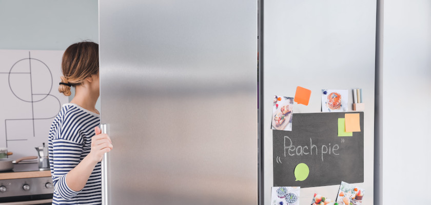 wysoka lodówka do zabudowy