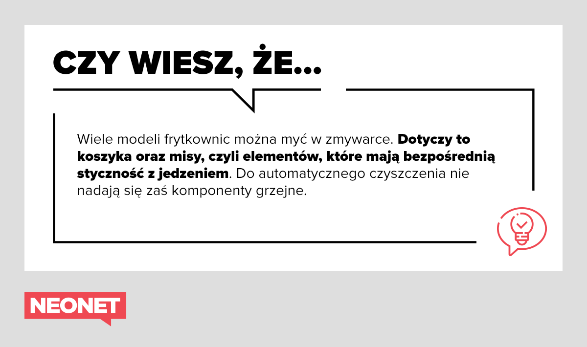 Frytkownica infografika