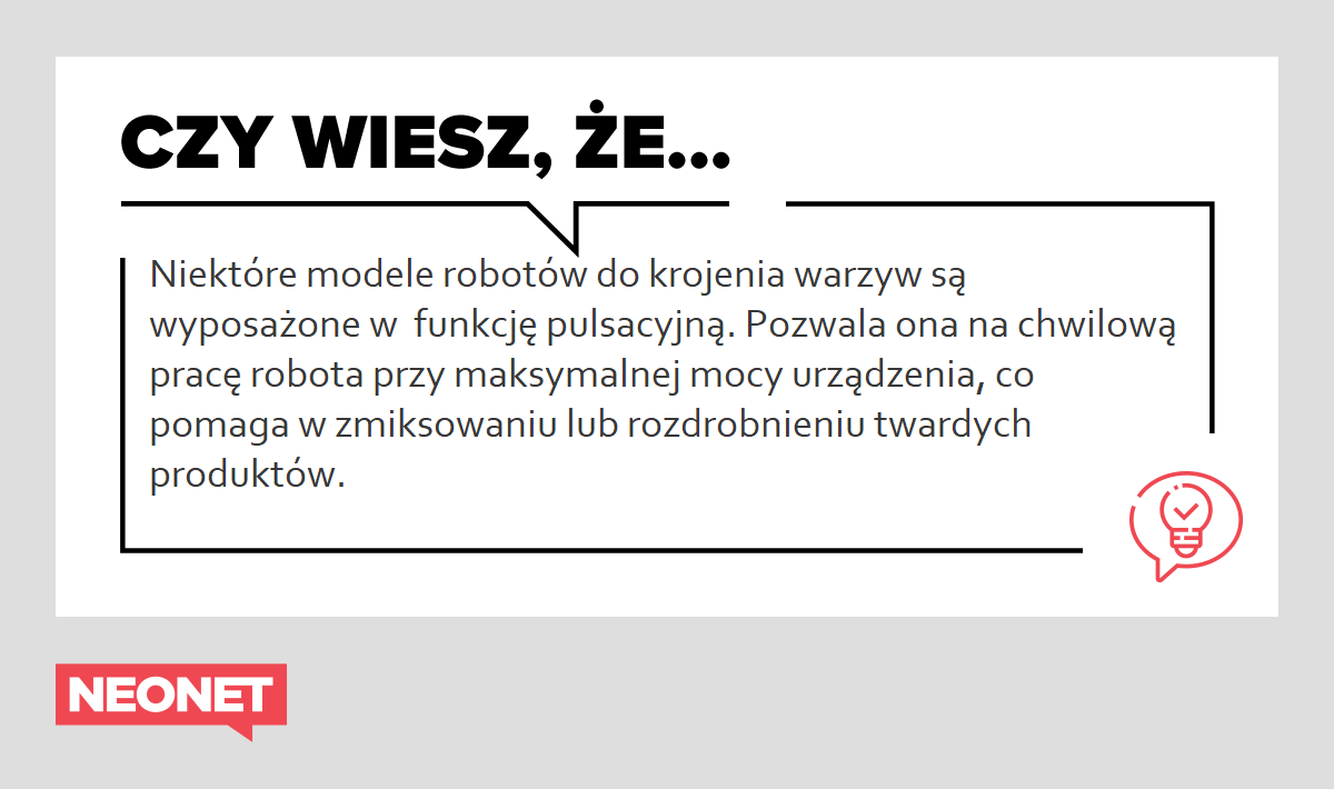 funkcja pulsacyjna w robotach kuchennych
