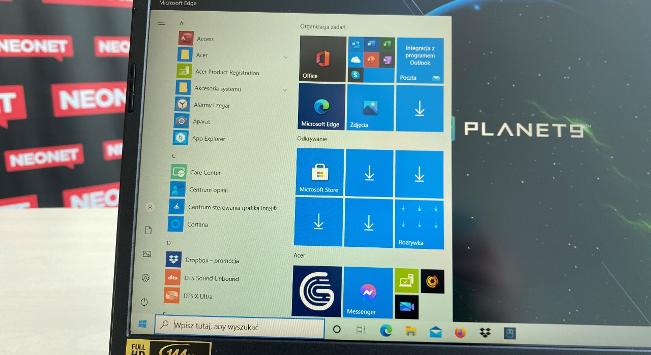 Laptop do gier ACER Nitro 5 AN515-55 - klawiatura