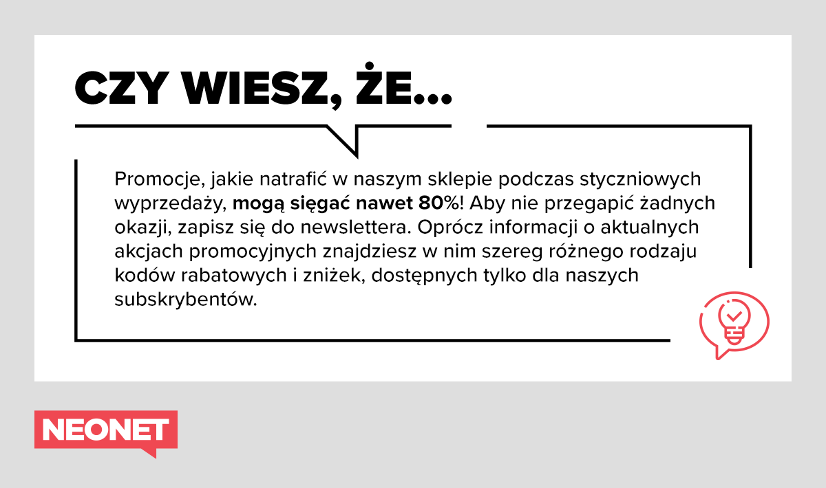 Styczniowe promocje