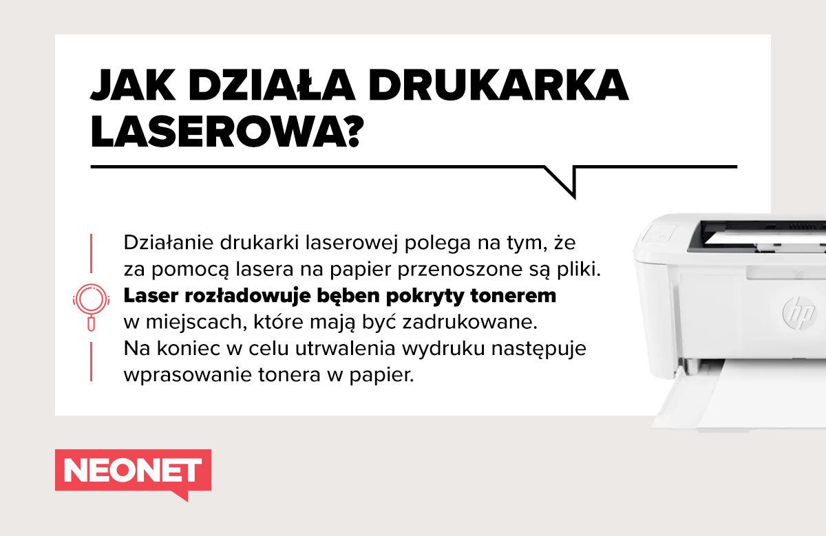 jak działa drukarka laserowa?