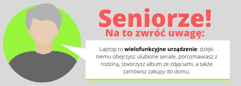 Grafika z seniorem