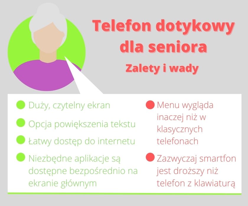 grafika seniorka zalety i wady