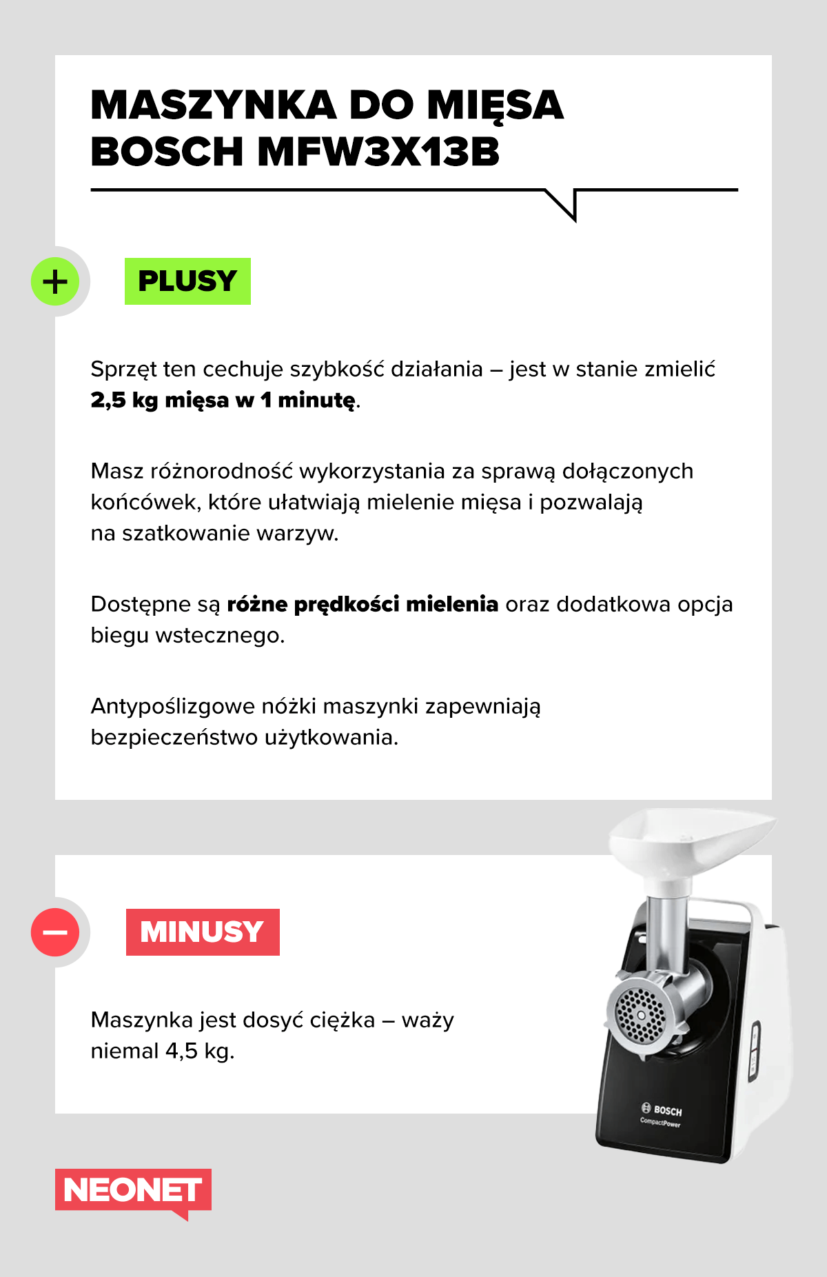 maszynka-do-miesa-bosch-mfw3x13b-plusy-i-minusy
