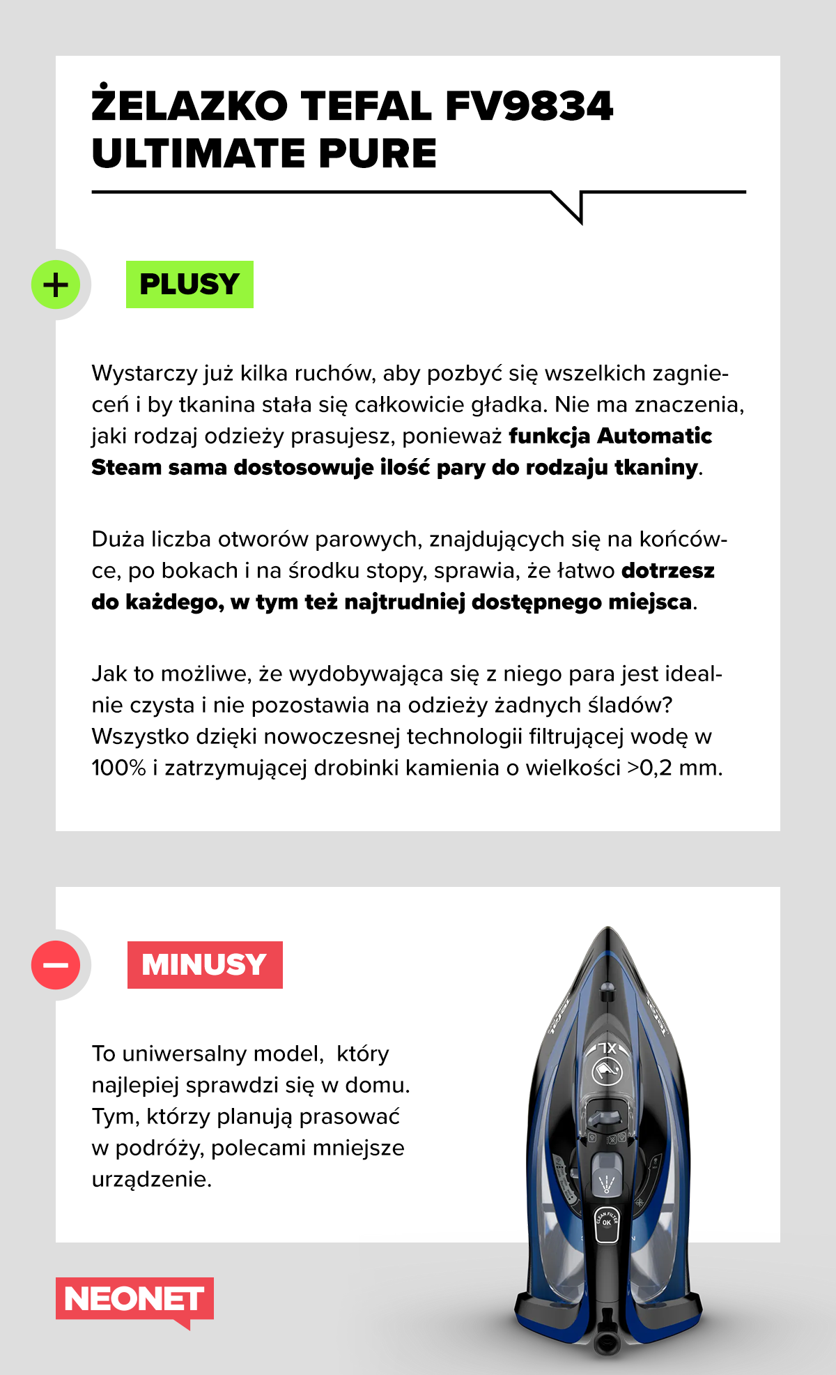 zelazko-tefal-fv9834-ultimate-pure-recenzja-infografika