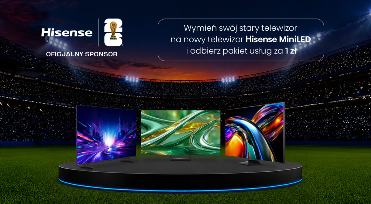 Hisense transport, wniesienie i montaż za 1zł