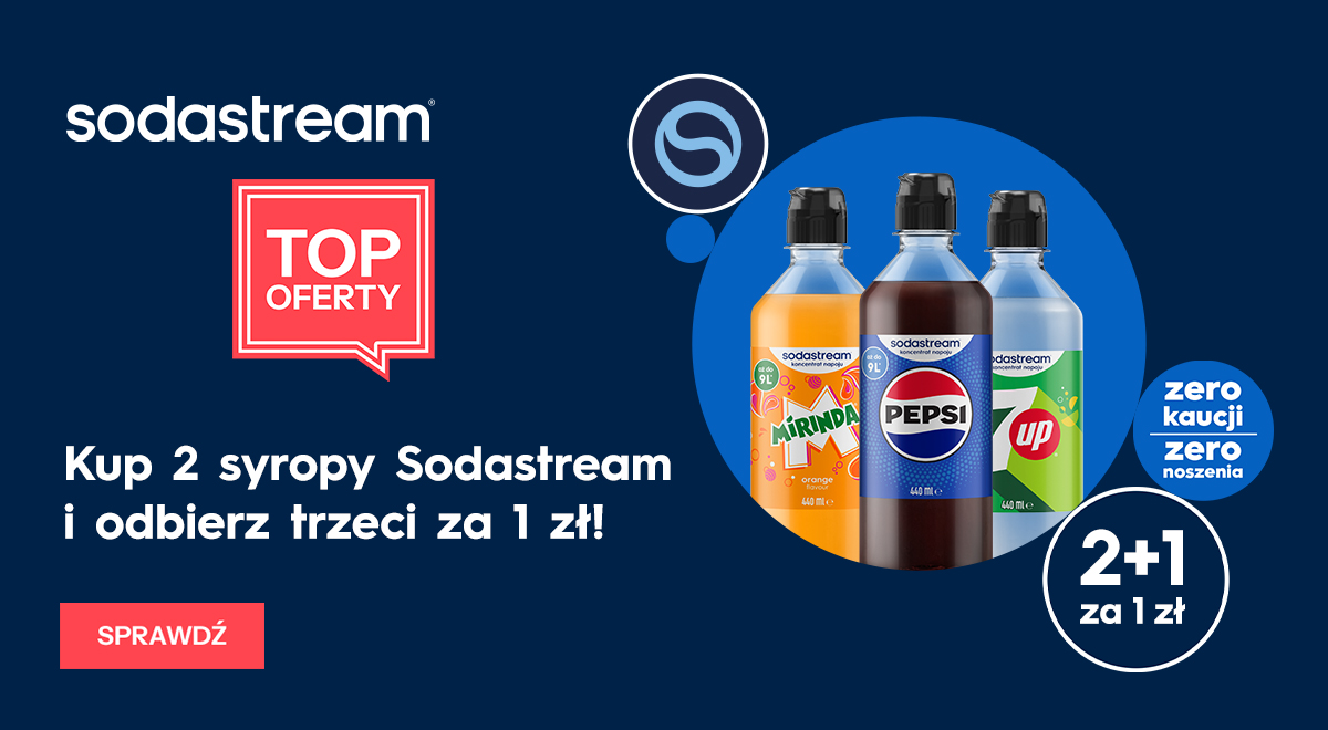 Soda trzeci za złotówkę