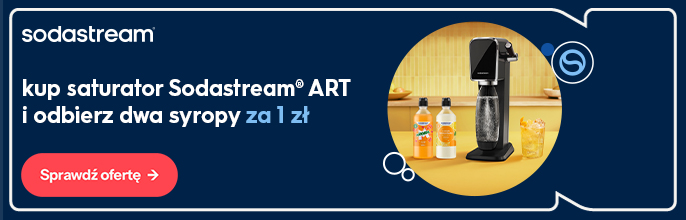 Sodastream ART + 2 syropy za 1 zł 