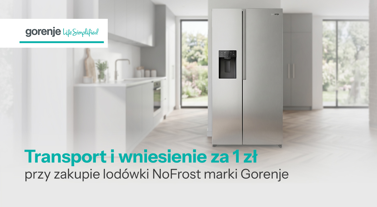 Gorenje transport i wniesienie za 1 zł