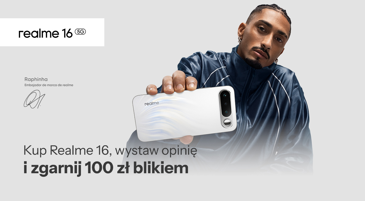 Realme 16 - zwrot BLIK
