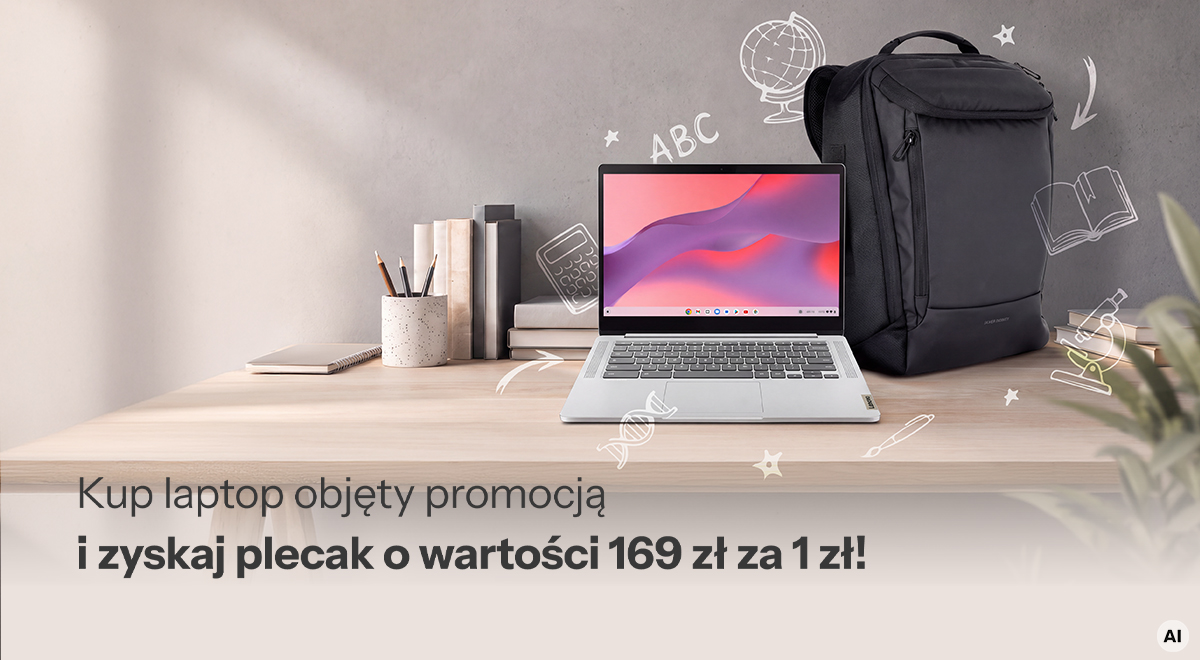 Plecak za 1zł przy zakupie laptopa 